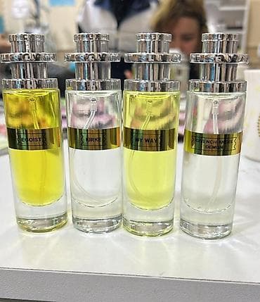 gumus destler: Məhsul: Brend ətir seçkiləri – şüşə sprey flakonlarda Təsvir: - Qoxu — 2