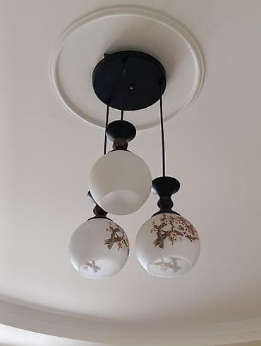 lyustralar: Çılçıraq, 3 lampa, Metal — 3