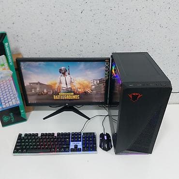 Masaüstü kompüterlər və iş stansiyaları: Oyun üçün Kompüter "DDR4 Core i5 7500 8GB Ram GTX1650 4GB 128GB — 6