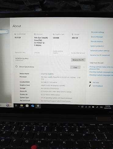 ssd box: Lenovo Thinkpad X13 Yoga Gen 2 Prosessor: Intel Core i5-1135G7 — 2