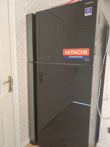 hitachi soyuducu qiymeti: 2 двери Hitachi Холодильник Продажа, цвет - Черный — 1