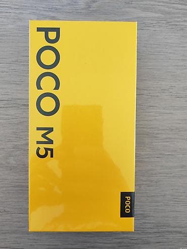 smart home: Poco M5, rəng - Qara, Barmaq izi — 2