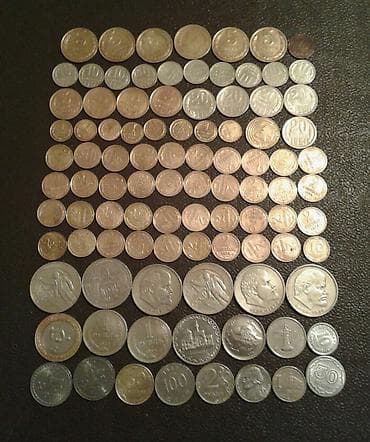 КОЛЛЕКЦИЯ МОНЕТ ( СССР).Всего 96 штук:из них 81 СССР и 15 иностранных lalafo.az -da КОЛЛЕКЦИЯ МОНЕТ ( СССР).Всего 96 штук:из них 81 СССР и 15 иностранных