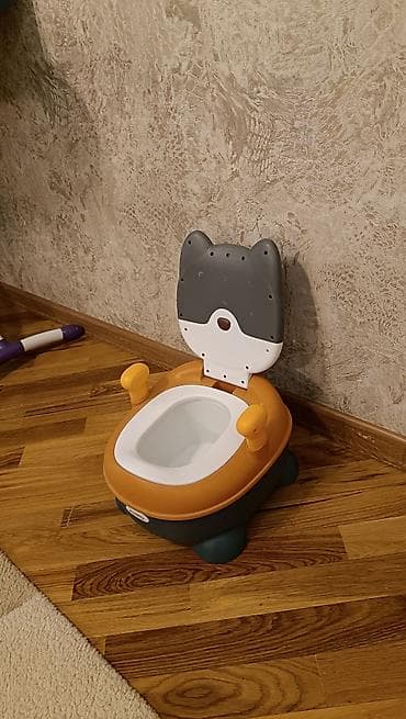 Uşaq üçün nəlbəki (potty) – pişik formalı dizayn - Brend: easeby — 2