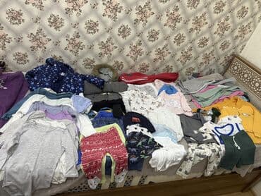 детские комплекты трусы и майка: Uşaq geyimləri dəsti – müxtəlif ölçü və mövsümlər üçün - Yuxarı — 1