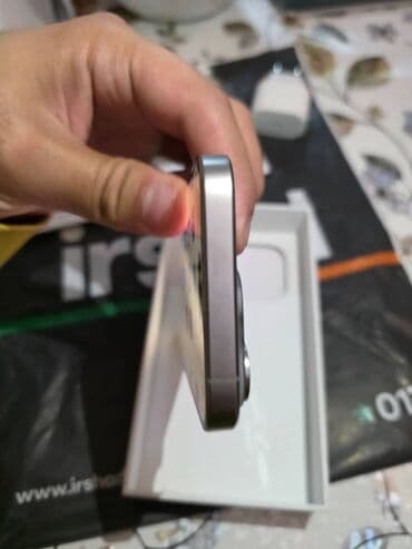 Avtoelektronika: IPhone 15 Pro, 256 GB, Natural Titanium, Face ID, Sənədlərlə — 3