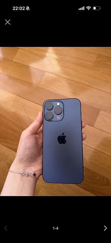IPhone 15 Pro Max, 256 GB, Blue Titanium, Face ID