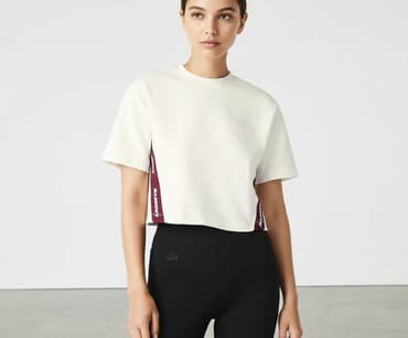 Toy paltarları və aksesuarları: Original Lacoste qadın futbolkası, hediyyelik alinmishdi sadece — 1