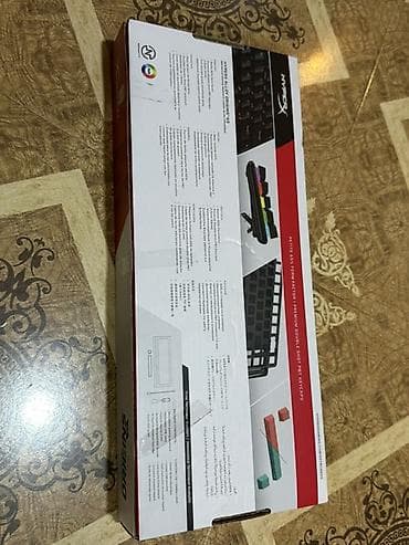 qida bloku 500w: HyperX Alloy Origins 65 – 65% form‑factor mexaniki klaviatura RGB — 2