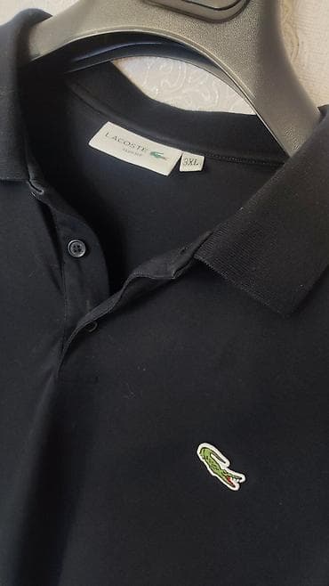 cins: Polo köynək, Lacoste, 3XL, rəng - Qara — 1
