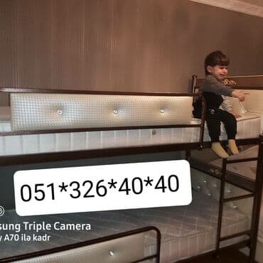 tek çarpayı: Oğlan və qız üçün, Yeni, Çarpayı, Matras ilə, Siyirməsiz — 5