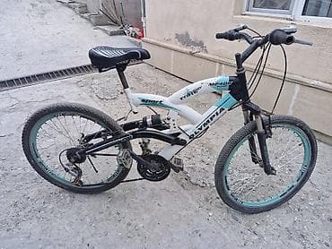 14 dyumlu velosiped: İşlənmiş Şəhər velosipedi 24", sürətlərin sayı: 21 — 7