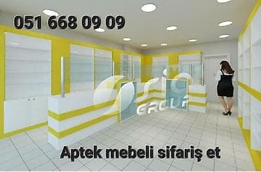 Aptek üçün vitrin mebel sifarişi