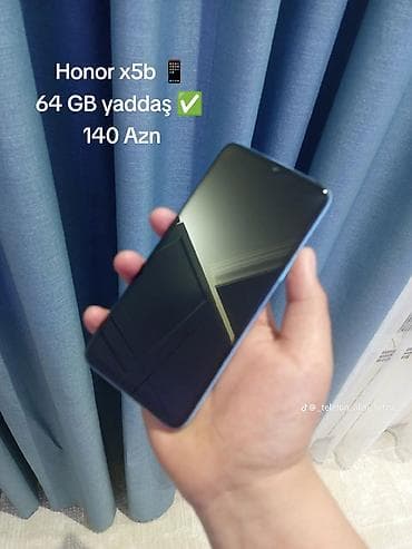 iphone x qiymet: Honor X5b, 64 GB, rəng - Mavi — 2