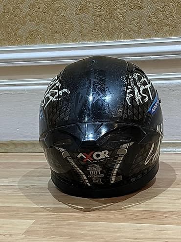 moto skuter: Axor L razmer,qiymetde cuzi endirim olacag Debilqe Kask Kaska — 4