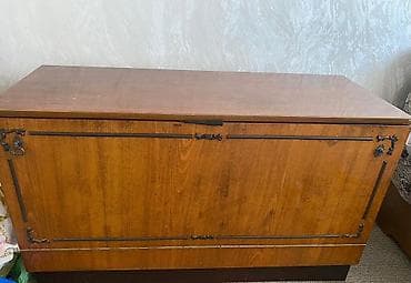 komod: Taxta sandıq/çemodanlıq - Material: möhkəm massiv ağac, təbii ağac — 1