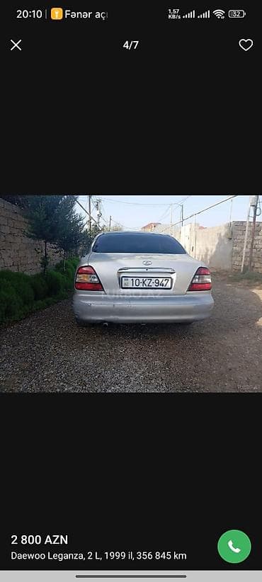 vaz lada 21011: Daewoo Leganza: 2 l | 1999 il Sedan — 2