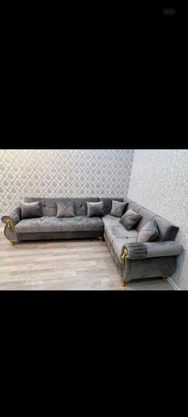 мебель для гостиной: Künc divan, Qonaq otağı üçün, Parça, Bazalı, Açılan, Kitab — 8