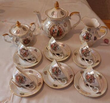 зеркальная посуда для фуршета: Чайный набор — 2