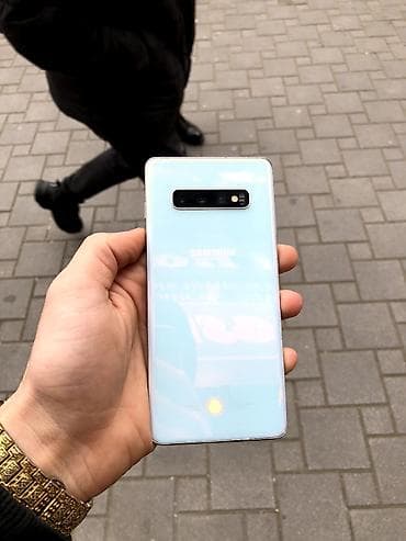 Samsung Galaxy S10 Plus, 128 GB, rəng - Ağ, Barmaq izi
