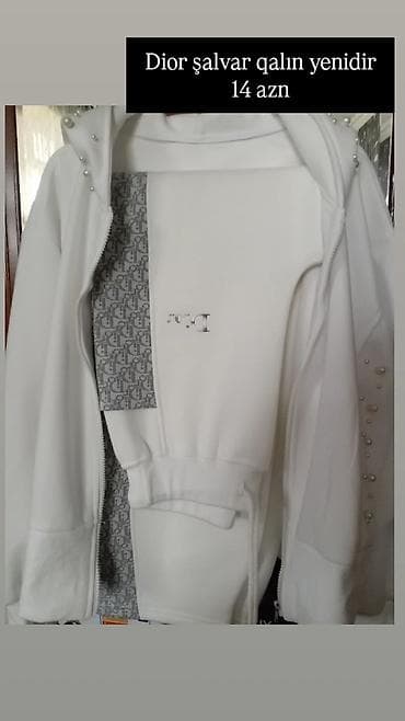 Şalvar, Dior, Standart, rəng - Ağ