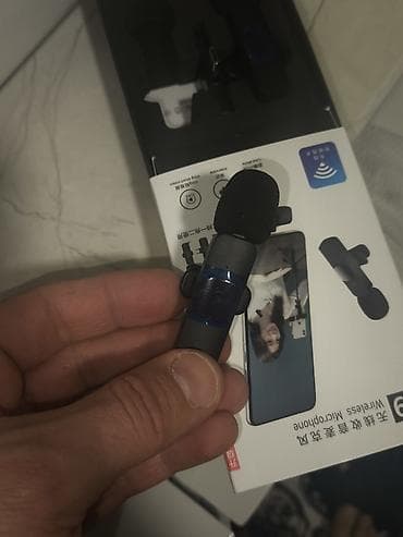 ucuz laptoplar: K9 Wireless Microphone – ikili simsiz yaka mikrofonu seti - Paket — 1