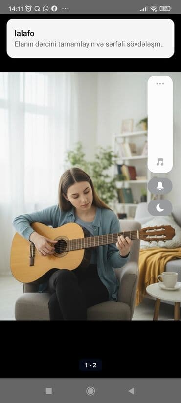 6 струнная укулеле: Məhsul: Klassik gitara - Korpus: ağac (parlaq təbii rəng), rezonanslı — 1