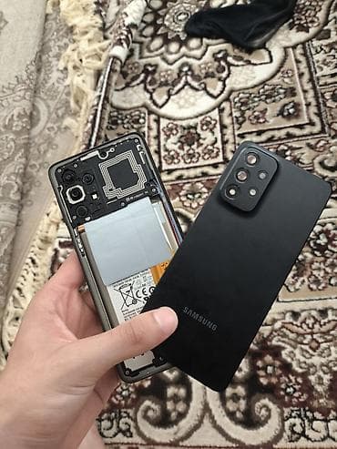 samsung 12 s: Samsung smartfon (A-seriyası, qara rəng) - Korpus: mat qara arxa — 2