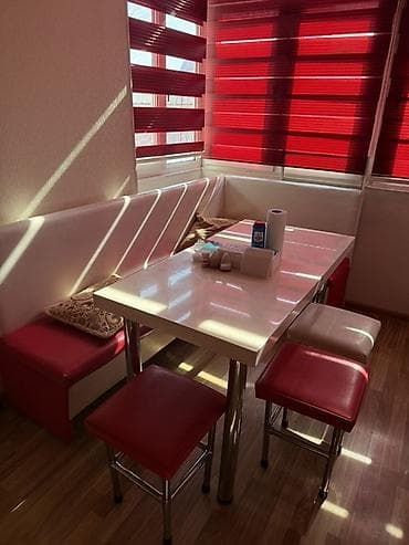 sultan kunc divan: Mətbəx üçün künc divan və 3 oturacag — 1