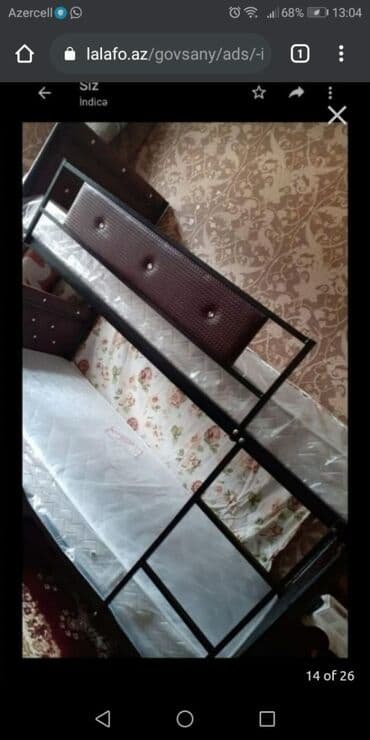 profilin qiymeti: Oğlan və qız üçün, Yeni, Çarpayı, Matras ilə, Siyirməsiz — 8