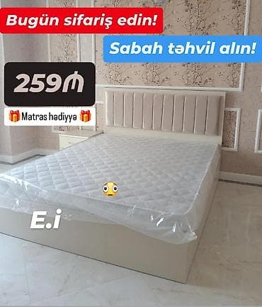 Mebel və ev üçün şık seçimlər - Yataq dəsti (böyük ölçü): yumşaq