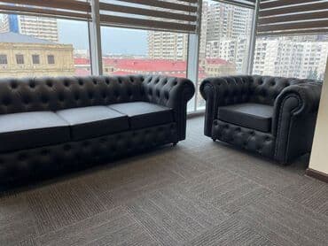 Офисные, игровые кресла: Chester 3 yerlik divan: 🔥Chester Standard Divan — 1600 yox, Cəmi — 1