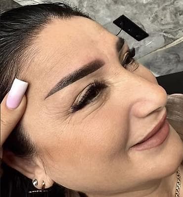 perma: Microblading Permanent Qaş Qaslar. Nano Pudra ve Ten effect qaslar — 4
