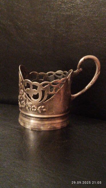 meyvəli: Məhsul: Metal fincanaltı (stəkan üçün tutacaq) Təsvir: - Klassik — 4