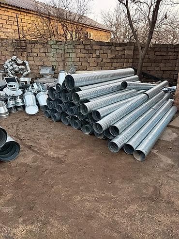 alma tozu: Sənaye havalandırma komponentləri – sinklənmiş poladdan hazırlanmış — 4