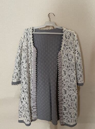 qadın jaketi: Sviter, Valentino, S, rəng - Boz — 1