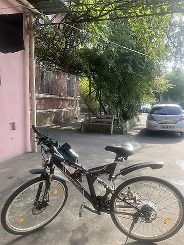 roker velosiped: Dağ tipli/şəhər üçün uyğun velosiped - Rəng: qara, qırmızı-ağ — 8