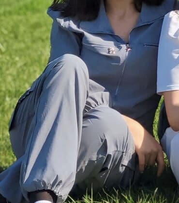 утепленные спортивные костюмы: Boz rəngli iki hissəli spor dəst 60 man alinib 20 man satilir 1 defe — 3