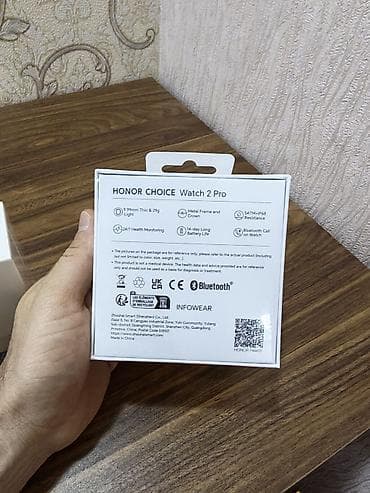 sensor saatlar: Smart saat, Honor, Suya davamlı, rəng - Qara — 4