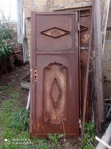 Qalın dəmir qapı dəsti 4 dənə di köhnə rusun qapıları