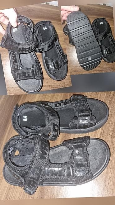 Qadın ayaqqabıları: H&M sandalet – qara 35 olcu yenidi — 1