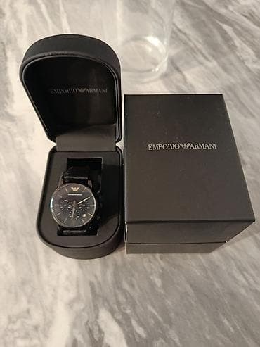 saatlari: Qol saatı, Emporio Armani, rəng - Qara — 3