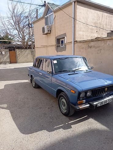 2106 salon: VAZ 2106 sedan - Kuzov: 4 qapılı klassik sedan, açıq-mavi rəng - — 4