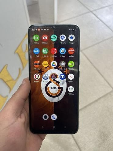 dji mic: Realme C21, rəng - Mavi, Barmaq izi — 3