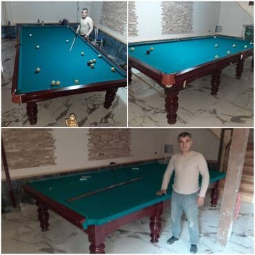 Bilysrd stollarini temir edirem.parcslarin deyiwdrirem.bilyarda aid (