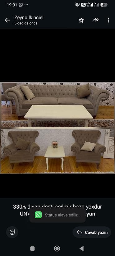330₼ divan desti açılmır baza yoxdur
ÜNVAN:-şağan

 48vğ Zeyno♥️