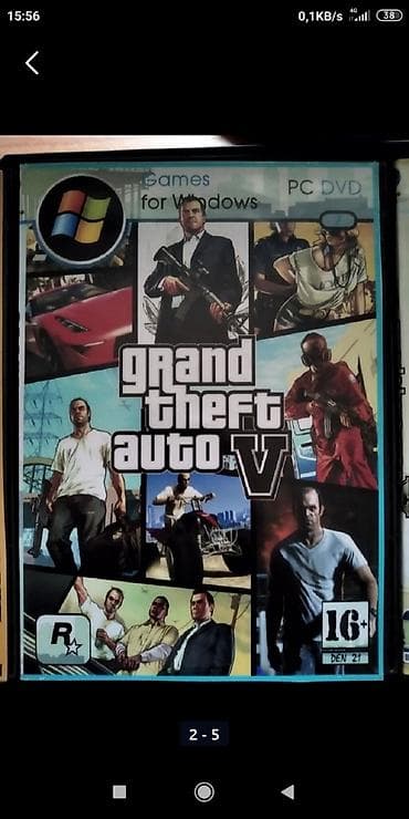 mini disk: Pc Kamputer Ucun GTA 5 Orginal 14 Disk Diskin qablari yoxdu evde — 2