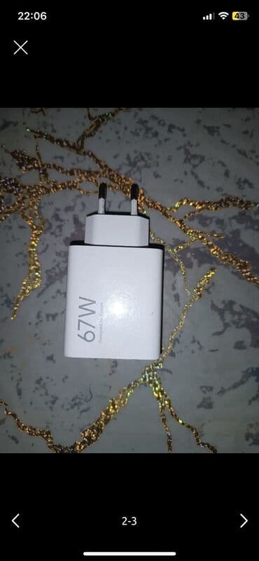 Tulumlar: Adapter Xiaomi, 67 Vt, Yeni — 6