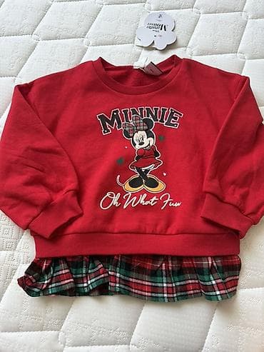 Koftalar, sviterlər: Uşaq üçün qırmızı svitşot – Minnie Mouse
3-4 yaş — 1