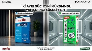 Tikinti və təmir üçün materiallar paketi - AK.DENİZ alçıları: - — 2
